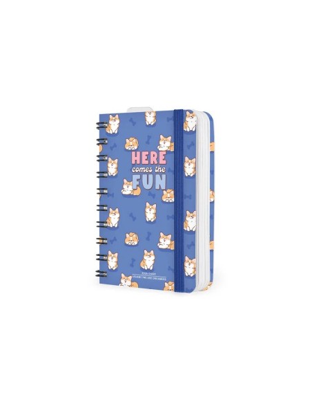 8052694032463 Agenda Giornaliera Small BLUE CORGI
