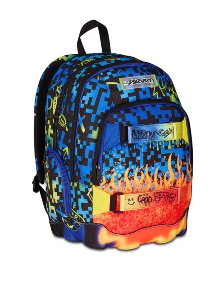 8055714204604 ZAINO DUAL SEVEN SCRIBBLED FLAME