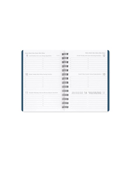 8052694032647 Agenda Settimanale Spiralata Small - Tra