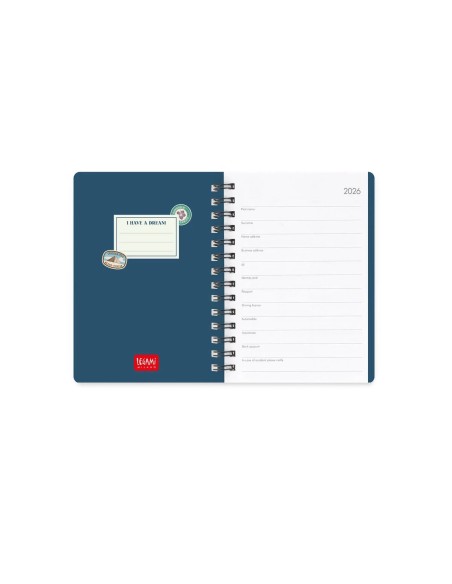 8052694032647 Agenda Settimanale Spiralata Small - Tra