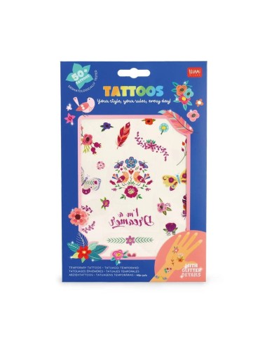 8052694028282 Tatuaggi Temporanei - Flowers