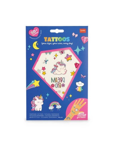 8052694019938 Tatuaggi Temporanei - Unicorn LEGAMI