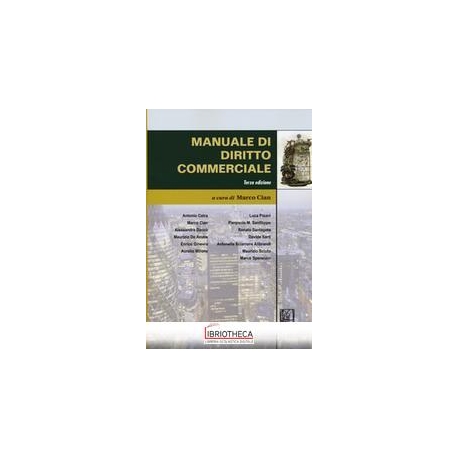MANUALE DI DIRITTO COMMERCIALE