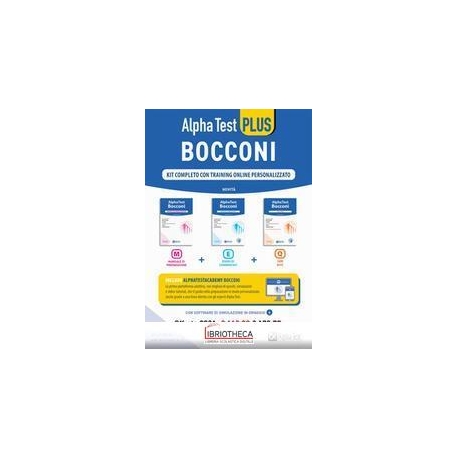 ALPHA TEST PLUS BOCCONI. KIT DI PREPARAZIONE PLUS