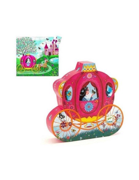3070900072541 Elise's Carriage Puzzle 54 pcs Djeco