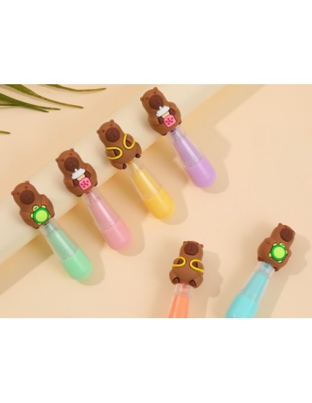 8053634012385 Evidenziatori CAPYBARA set 6pz Itotal