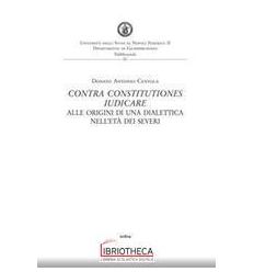CONTRA CONSTITUTIONES IUDICARE. ALLE ORIGINI 2017