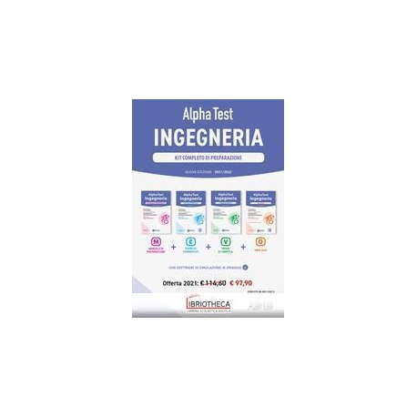 INGEGNERIA. KIT 4 LIBRI