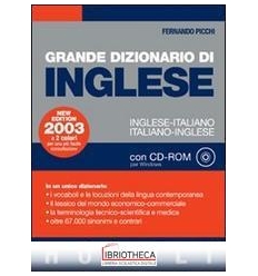 GRANDE DIZIONARIO DI INGLESE. INGLESE-ITALIANO ITALI