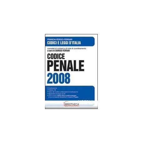 CODICE PENALE 2008