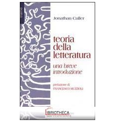 TEORIA DELLA LETTERATURA