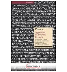 APOLOGIA DI SOCRATE CRITONE