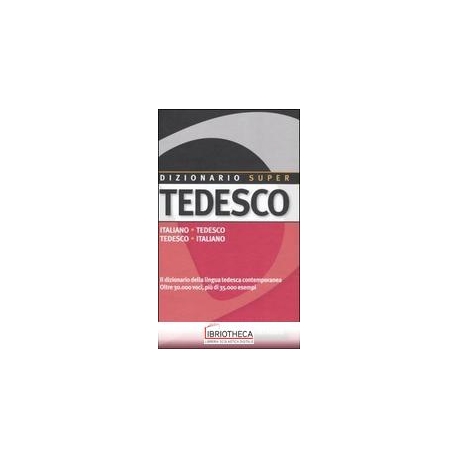 DIZIONARIO TEDESCO SUPER