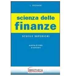SCIENZA FINANZE