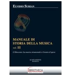 MANUALE STORIA DELLA MUSICA 3