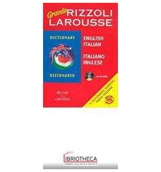 GRANDE RIZZOLI LAROUSSE DIZIONARIO INGLESE + CD ROM