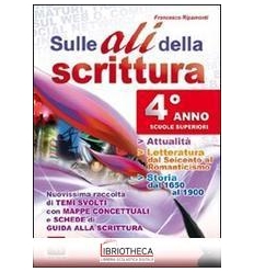 SULLE ALI DELLA SCRITTURA PER IL 4° ANNO DELLE SCUOL