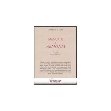 MANUALE DI ARMONIA