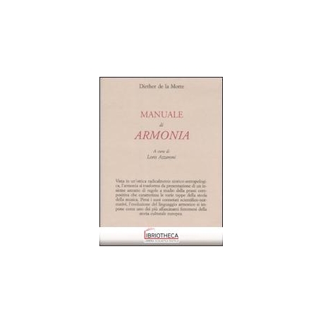 MANUALE DI ARMONIA