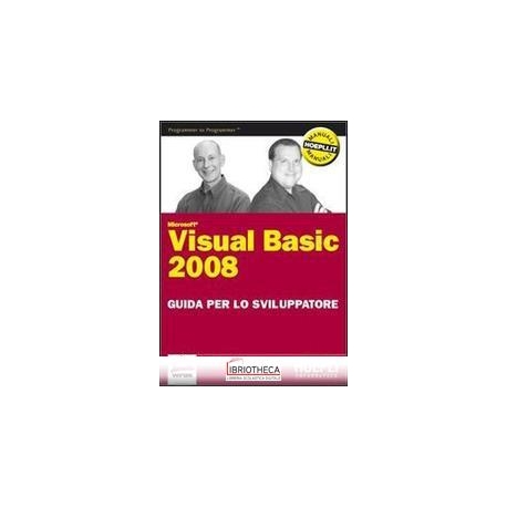 VISUAL BASIC 2008 GUIDA SVILUP