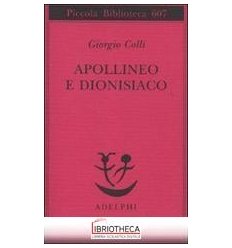 APOLLINEO E DIONISIACO