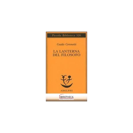 LANTERNA DEL FILOSOFO
