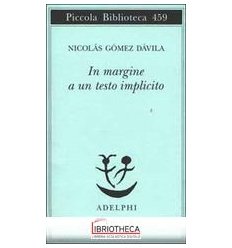 IN MARGINE A UN TESTO IMPLICIT