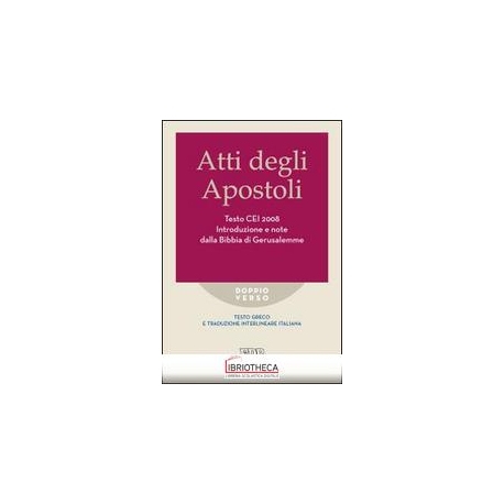 ATTI DEGLI APOSTOLI