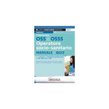 320/3 L'OPERATORE SOCIO-SANITARIO O.S.S.
