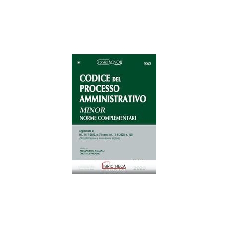 Codice del processo amministrativo.