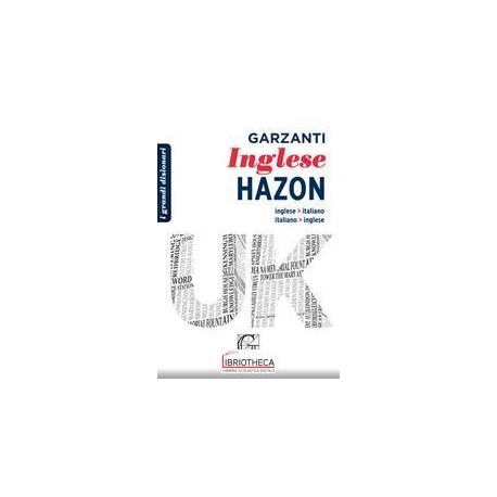 GRANDE DIZIONARIO HAZON DI INGLESE N.E