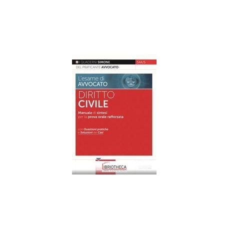 54A/5 ESAME DI AVVOCATO-DIRITTO CIVILE