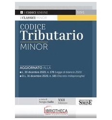 CODICE TRIBUTARIO MINOR 2021