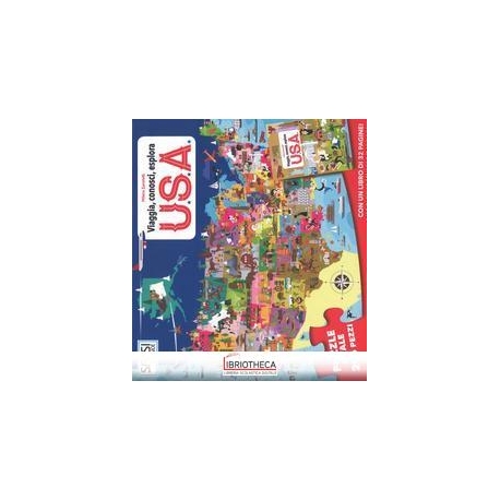 USA. VIAGGIA CONOSCI ESPLORA. LIBRO PUZZLE. EDIZ. A