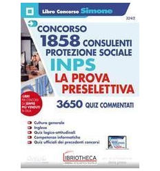 Concorso 1858 consulenti protezione soci