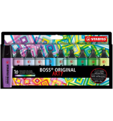 STABILO BOSS 10 EVIDENZIATORI COOL COLORS