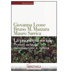 PSICOLOGIA SOCIALE. PROCESSI MENTALI COMUNICAZIONE E