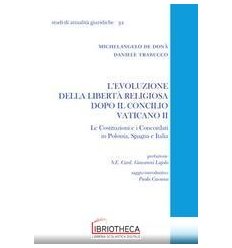 EVOLUZIONE LIBERTA RELIGIOSA CONCILIO VATICANO