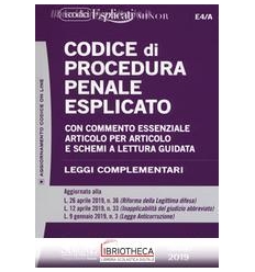 E4/A CODICE DI PROCEDURA PENALE ESPLICAT