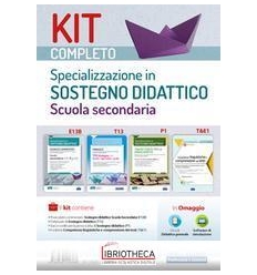 Kit completo specializzazione sostegno d