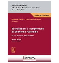 ESERCITAZIONI E COMPLEMENTI DI ECONOMIA AZIENDALE -