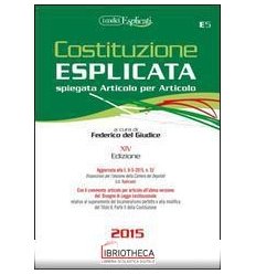 COSTITUZIONE ESPLICATA 14ED