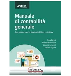 MANUALE DI CONTABILITA' GENERALE