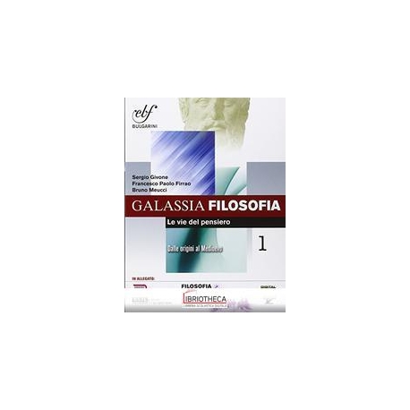 GALASSIA FILOSOFIA 1 ED. MISTA