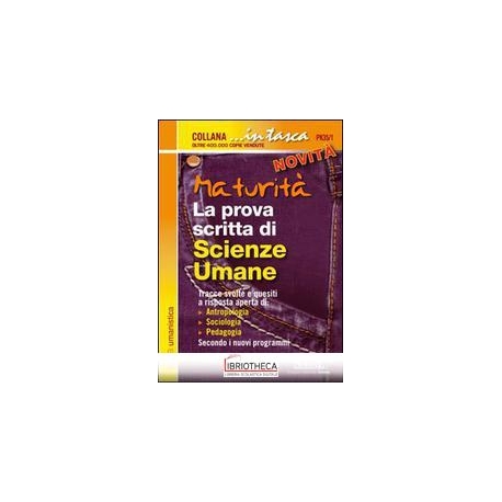 PK35/1 MATURITÃ  LA PROVA SCRITTA DI SCI