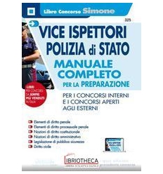 VICE ISPETTORI POLIZIA DI STATO- MAN. COMPL.(325)