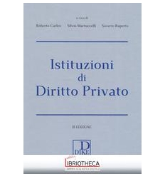 ISTITUZIONI DI DIRITTO PRIVATO