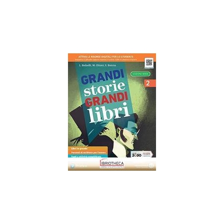 GRANDI STORIE GRANDI LIBRI ED. VERDE 2 ED. MISTA