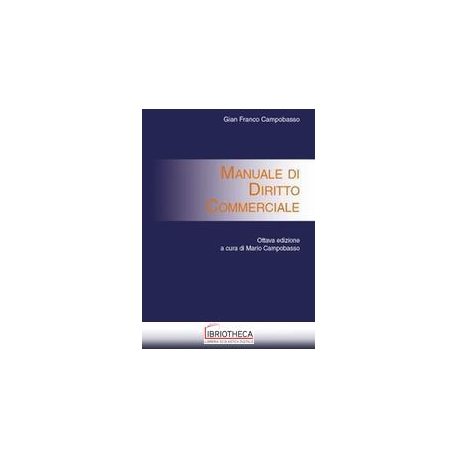 MANUALE DI DIRITTO COMMERCIALE
