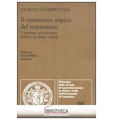 CONTENUTO ATIPICO TESTAMENTO